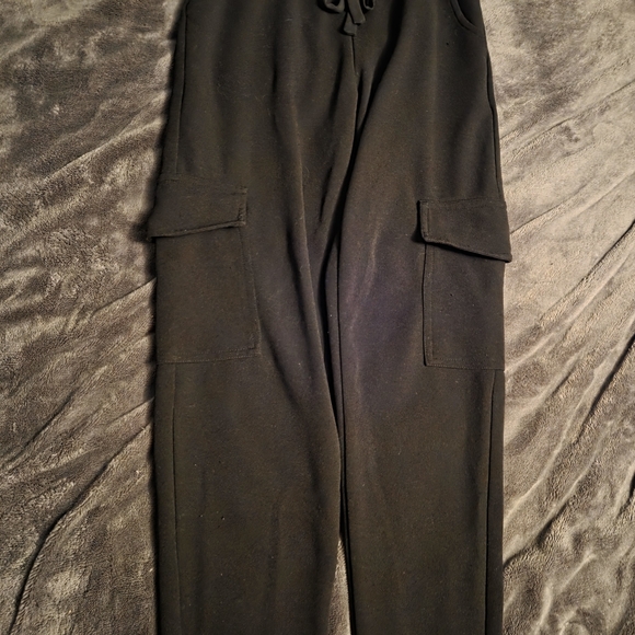 Black Cargo Pants - Picture 2 of 9